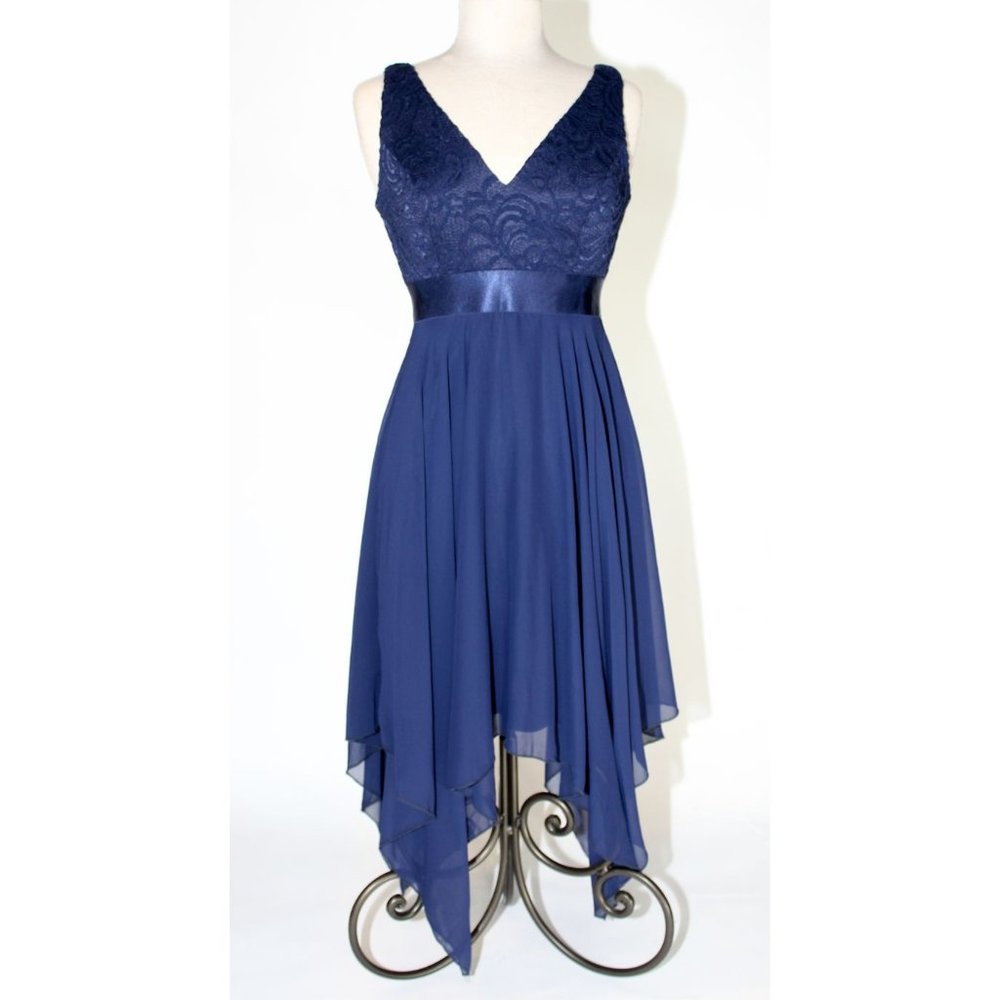 Navy cocktail dress